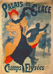 Poster advertising the Palais de Glace on the Champs Elysees